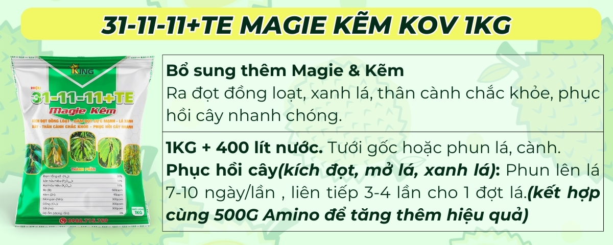 phân bón sầu riêng